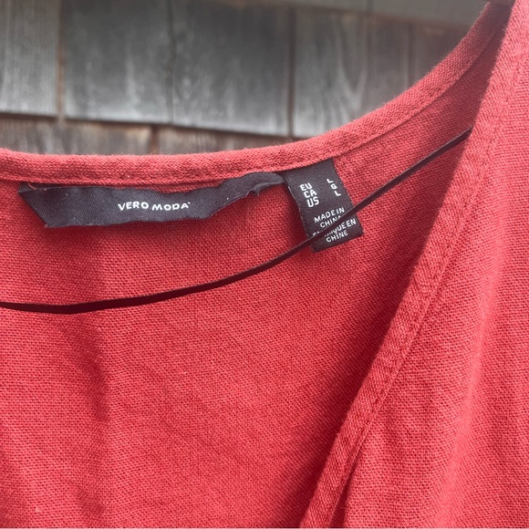 ASOS Vero Moda mini dress with wrap front - Picture 6 of 6